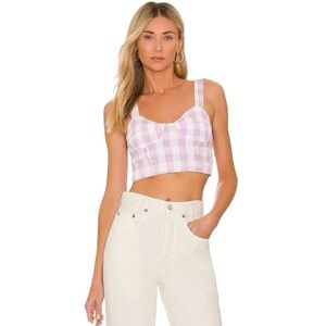 STEVE MADDEN Down At The Derby Bustier In Orchid Bouquet